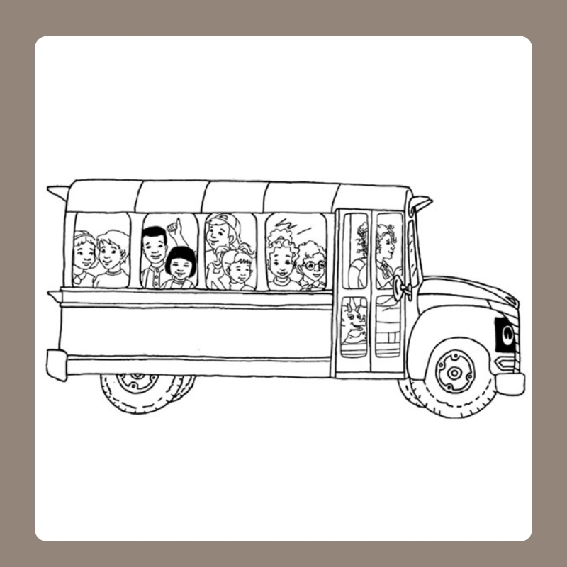 tranh tô màu xe buyt 26