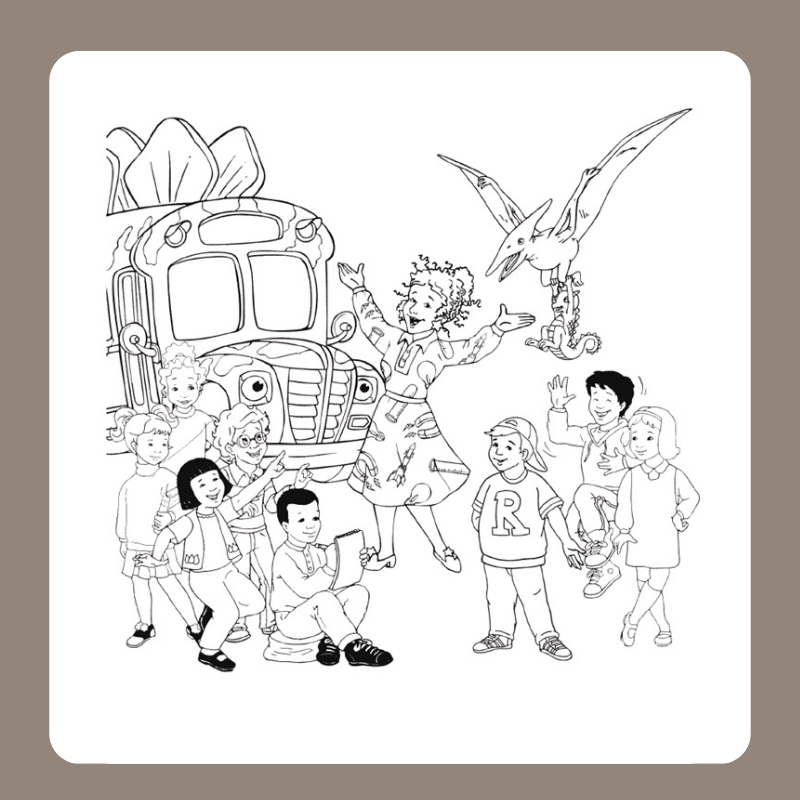 tranh tô màu xe buyt 30