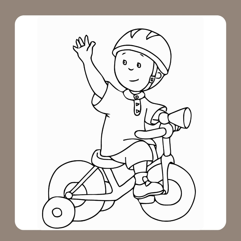 tranh tô màu xe đạp 25