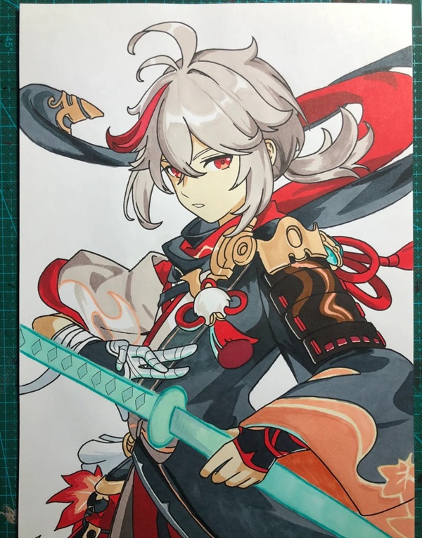 tranh vẽ anime nam 14