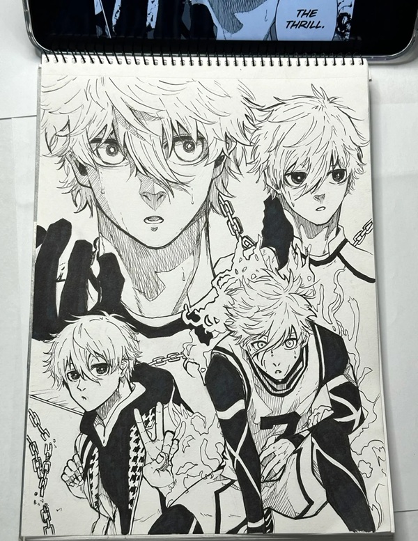 tranh vẽ anime nam 19