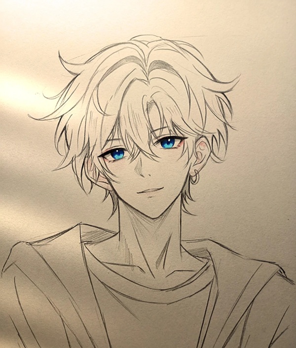 tranh vẽ anime nam 22