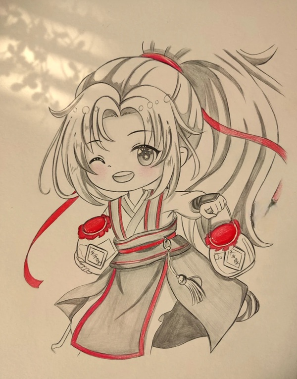 tranh vẽ anime nam 23