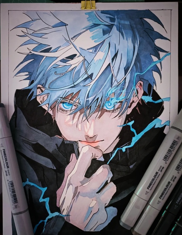 tranh vẽ anime nam 25