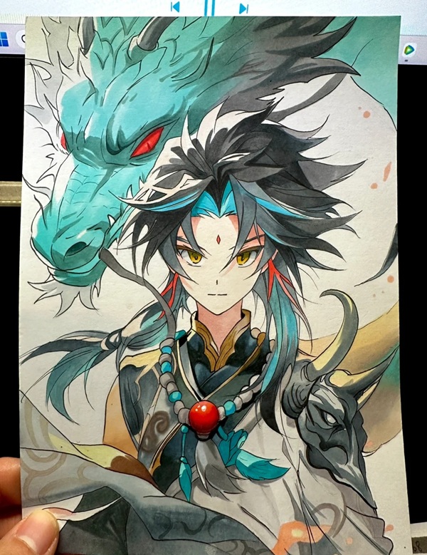 tranh vẽ anime nam 27