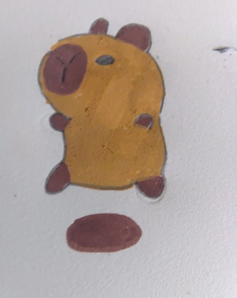 tranh vẽ capybara 13