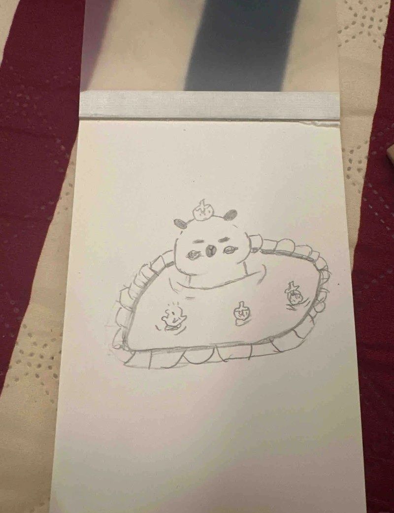 tranh vẽ capybara 9