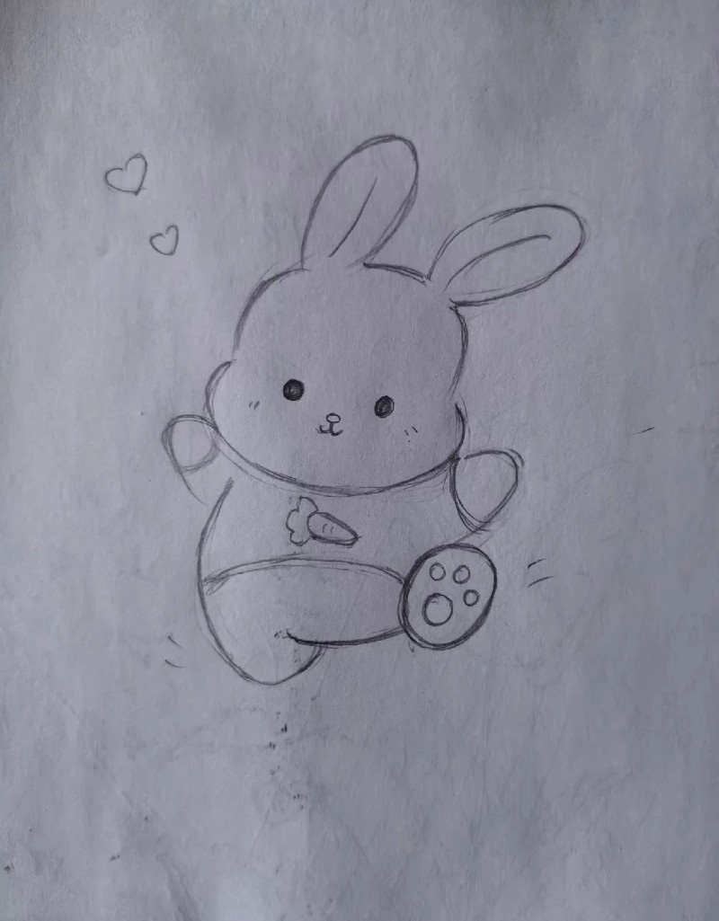 tranh vẽ con thỏ 21