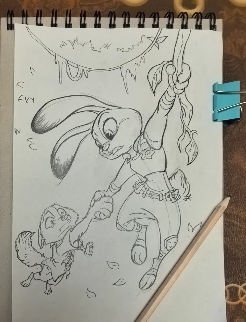 tranh vẽ con thỏ 26