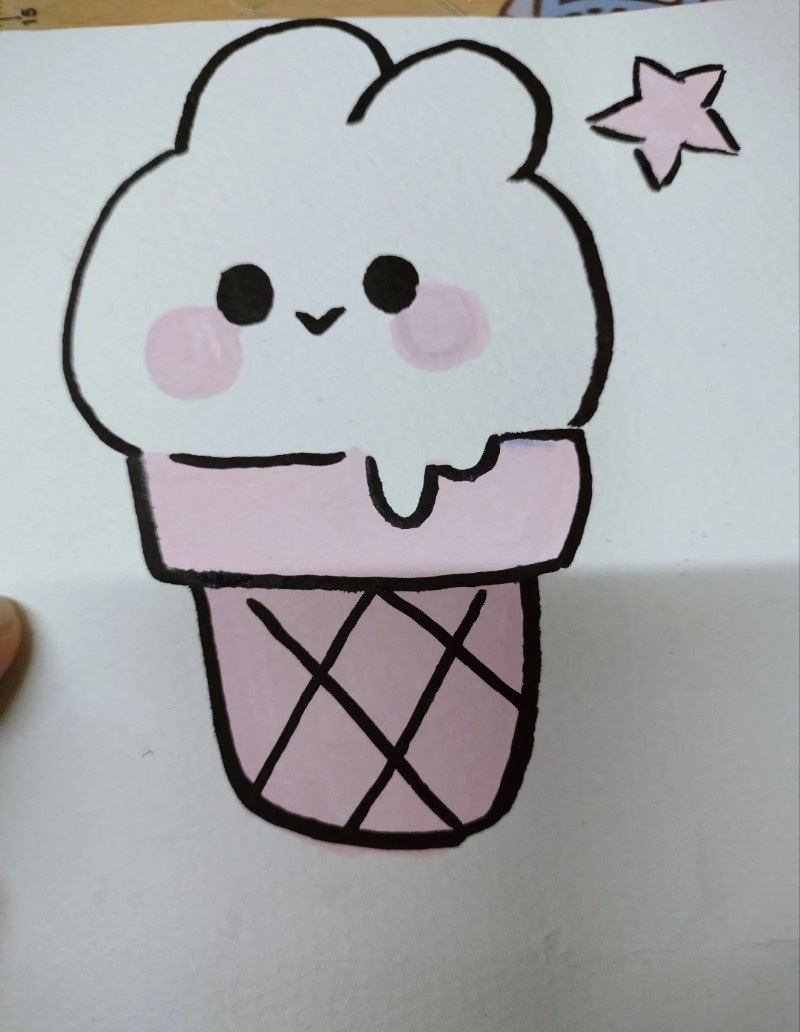 tranh vẽ con thỏ 3