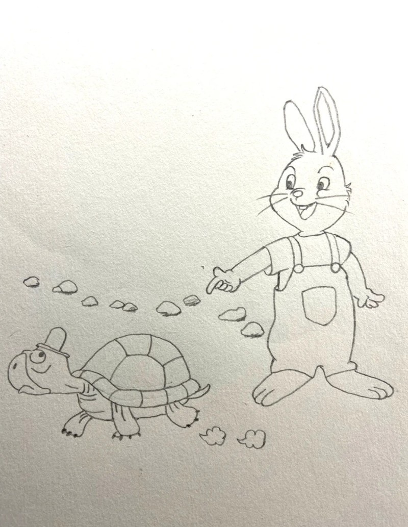 tranh vẽ con thỏ 36