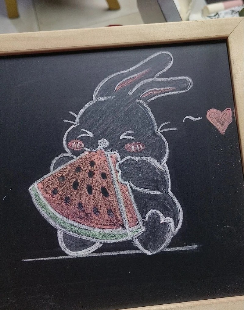 tranh vẽ con thỏ 5