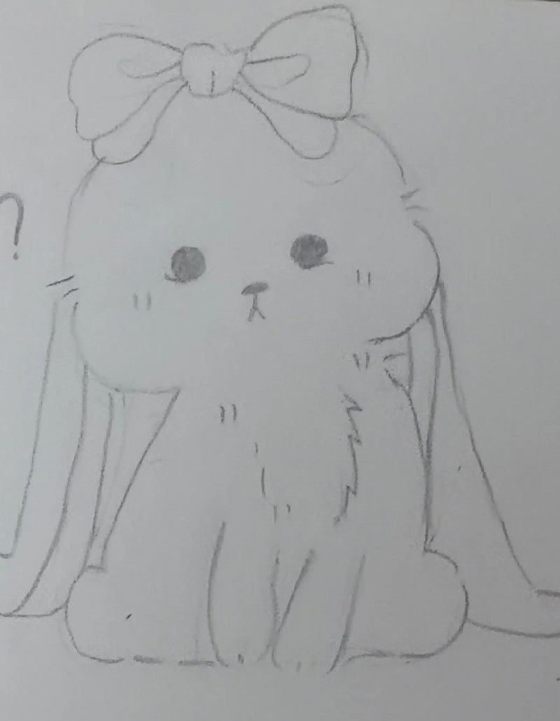 tranh vẽ con thỏ 6