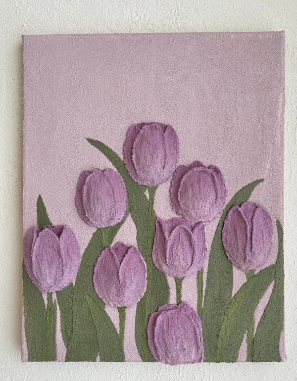 tranh vẽ hoa tulip 31