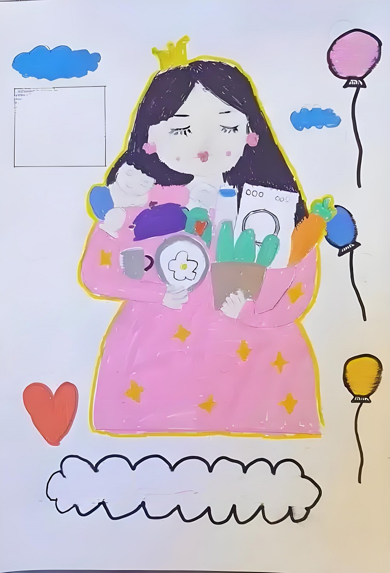 tranh vẽ mẹ 23