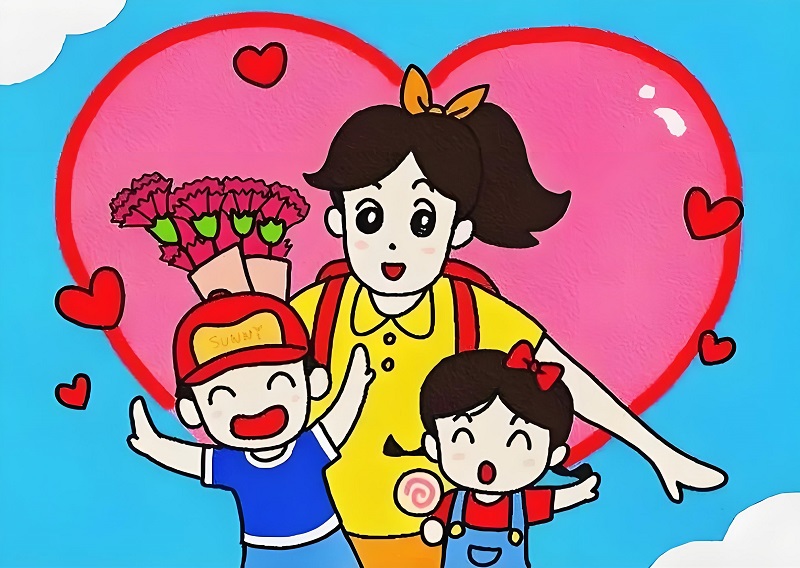 tranh vẽ mẹ 24