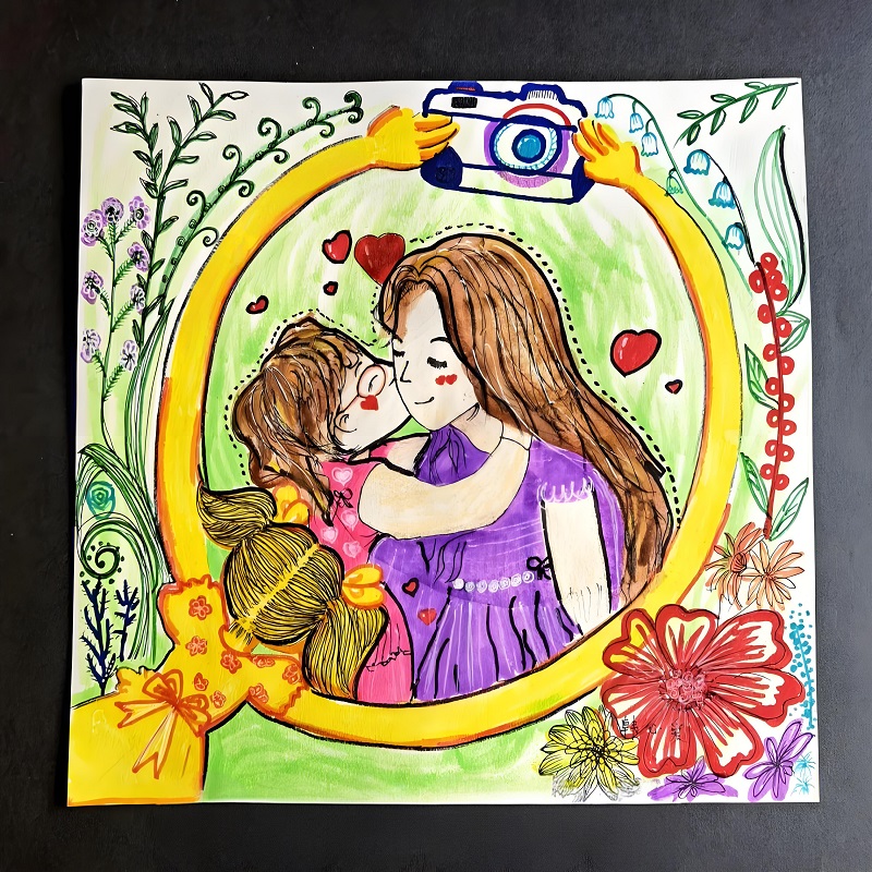 tranh vẽ mẹ 25