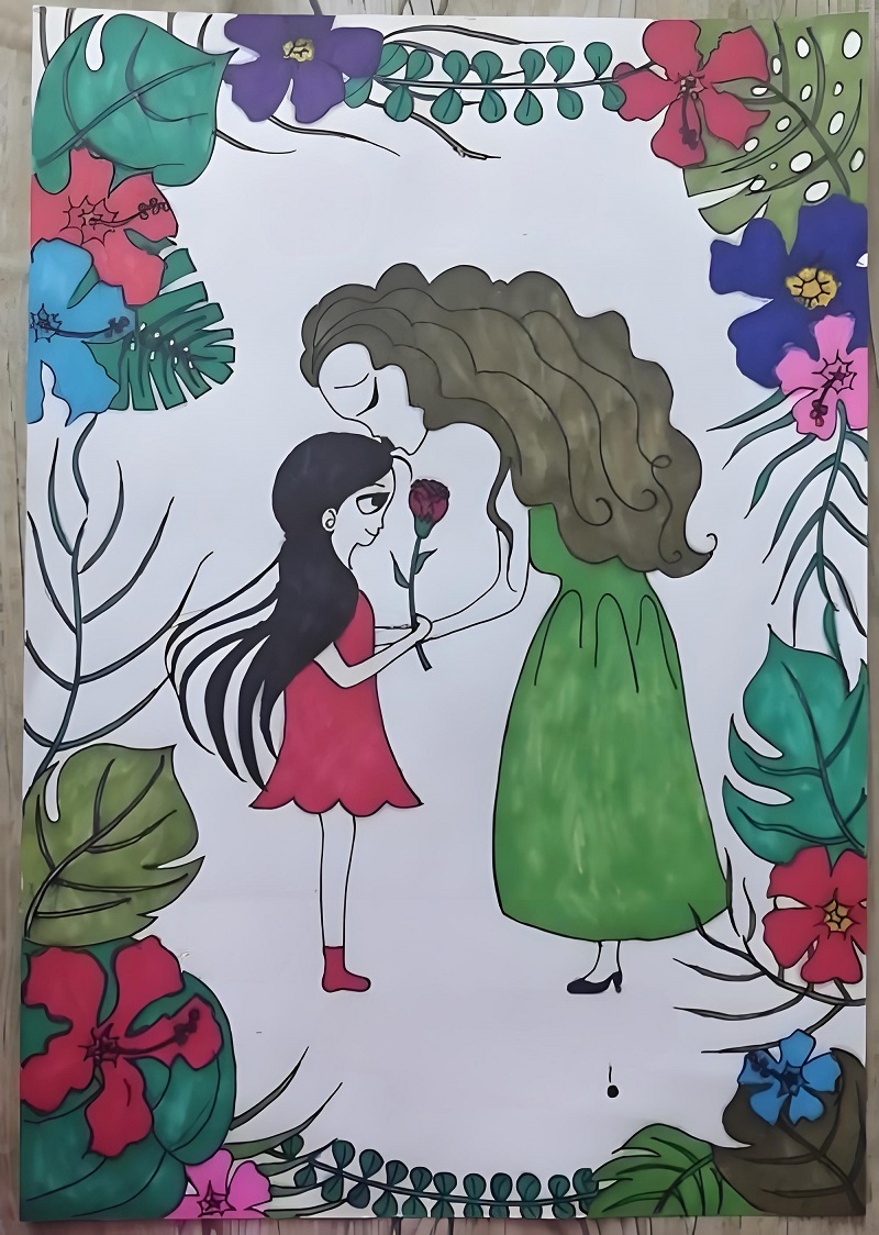tranh vẽ mẹ 31