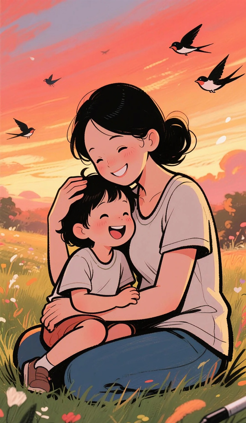 tranh vẽ mẹ 6