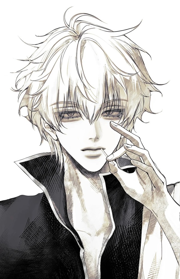 tranh vẽ nam anime đẹp trai​