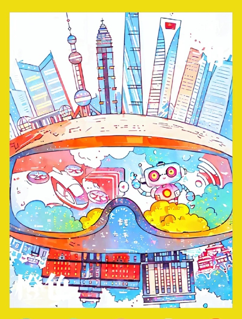 tranh vẽ thành phố hiện đại 20