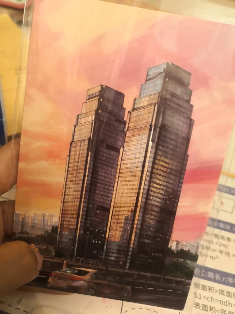 tranh vẽ thành phố hiện đại 6