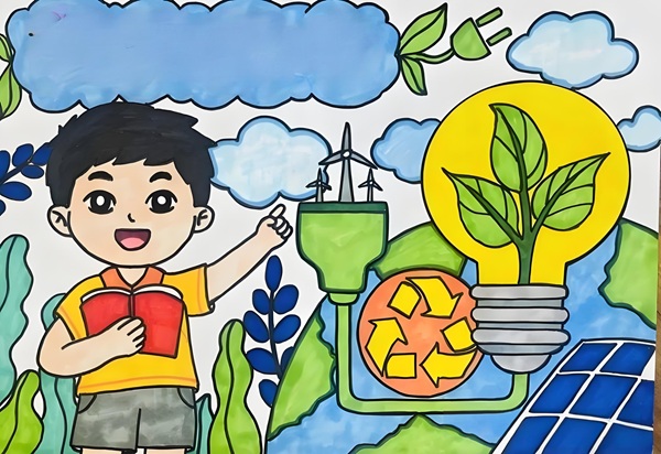 tranh vẽ tiết kiệm điện 19