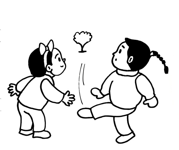 tranh vẽ trò chơi dân gian
