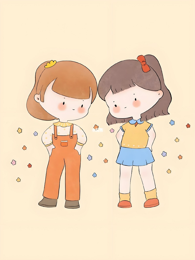 tranh vẽ về tình bạn thân 17