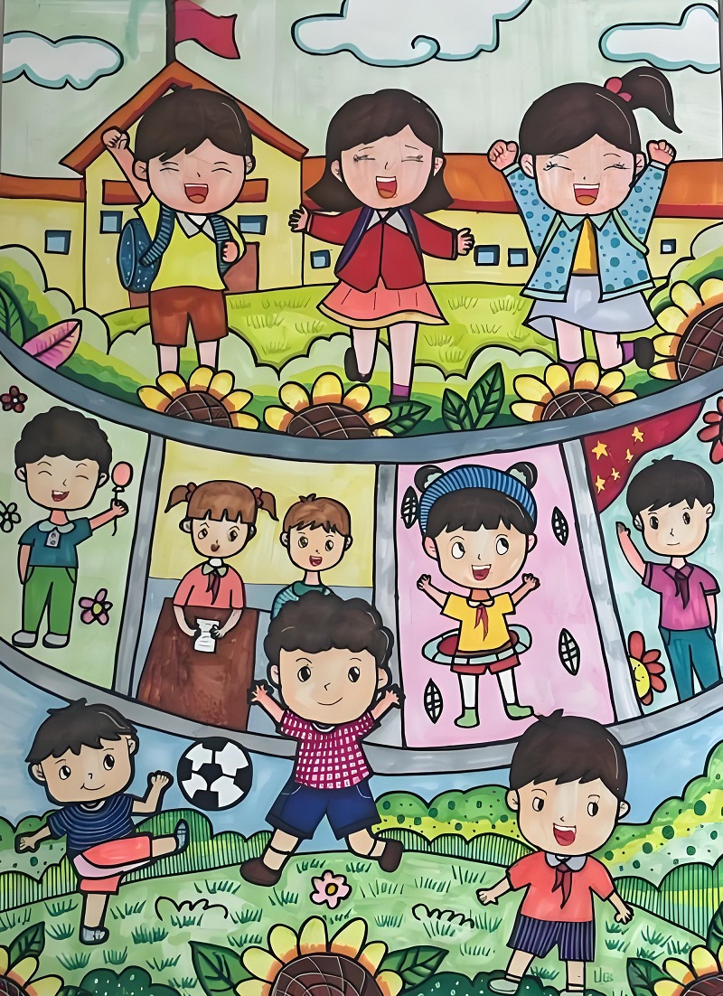 tranh vẽ về tình bạn thân 7