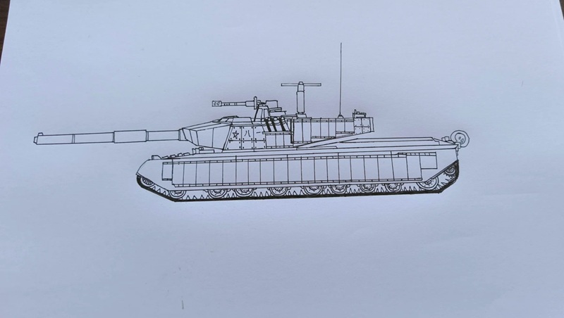 tranh vẽ xe tăng 26