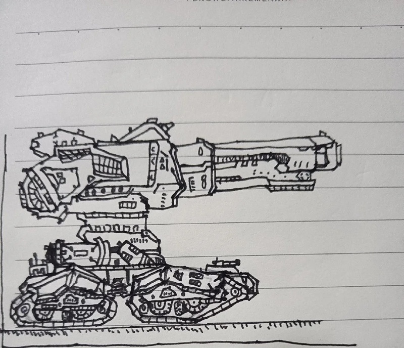 tranh vẽ xe tăng 32