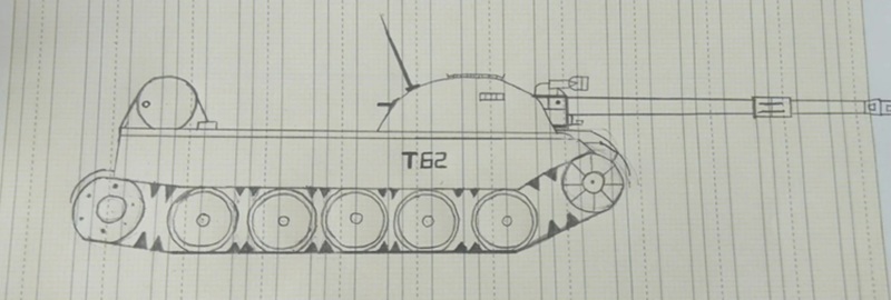a drawing of a tank