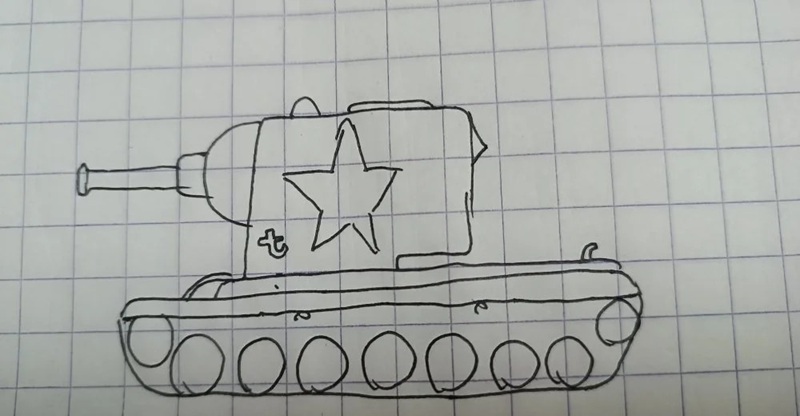 tranh vẽ xe tăng 36