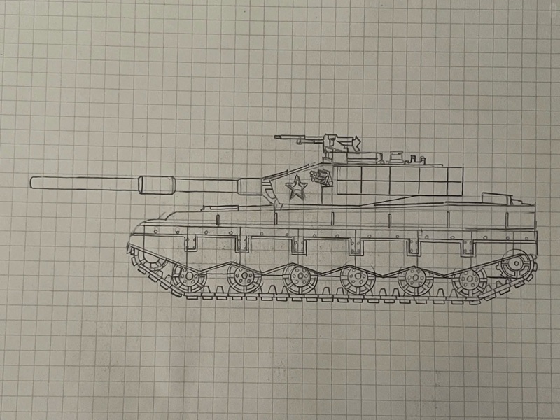 tranh vẽ xe tăng 9