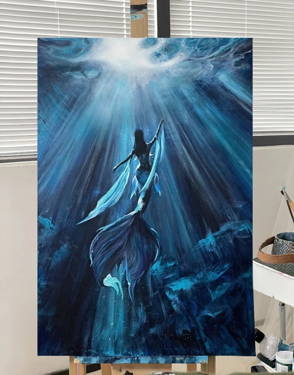 vẽ nàng tiên cá 18