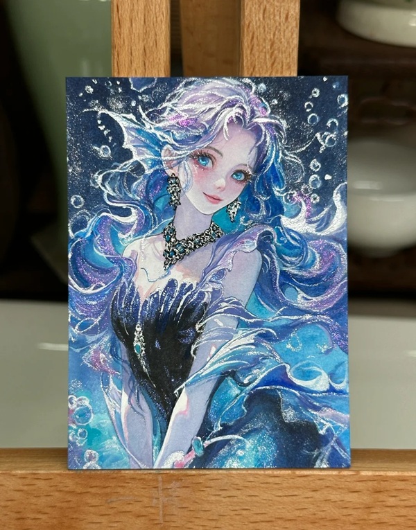 vẽ nàng tiên cá 24