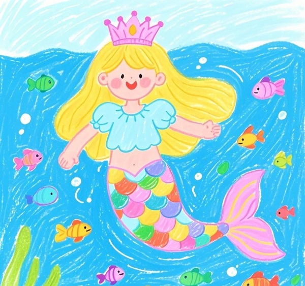 vẽ nàng tiên cá 27