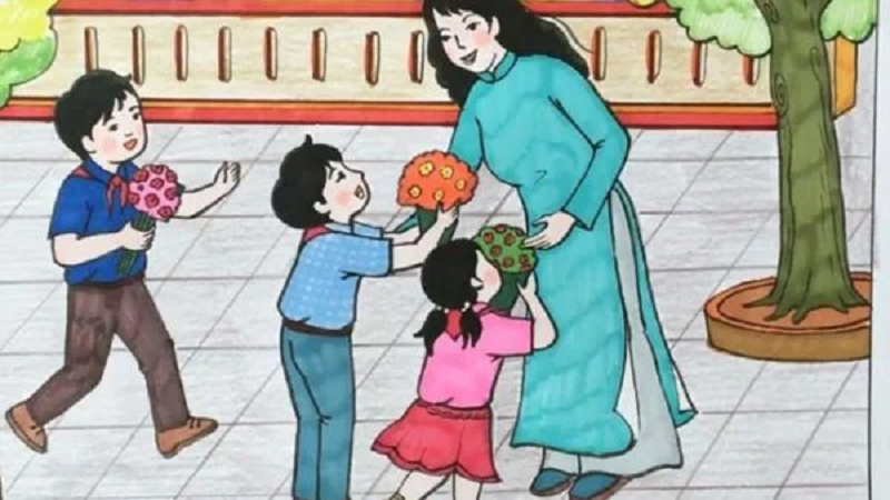 vẽ tranh 20 11 đẹp nhất​