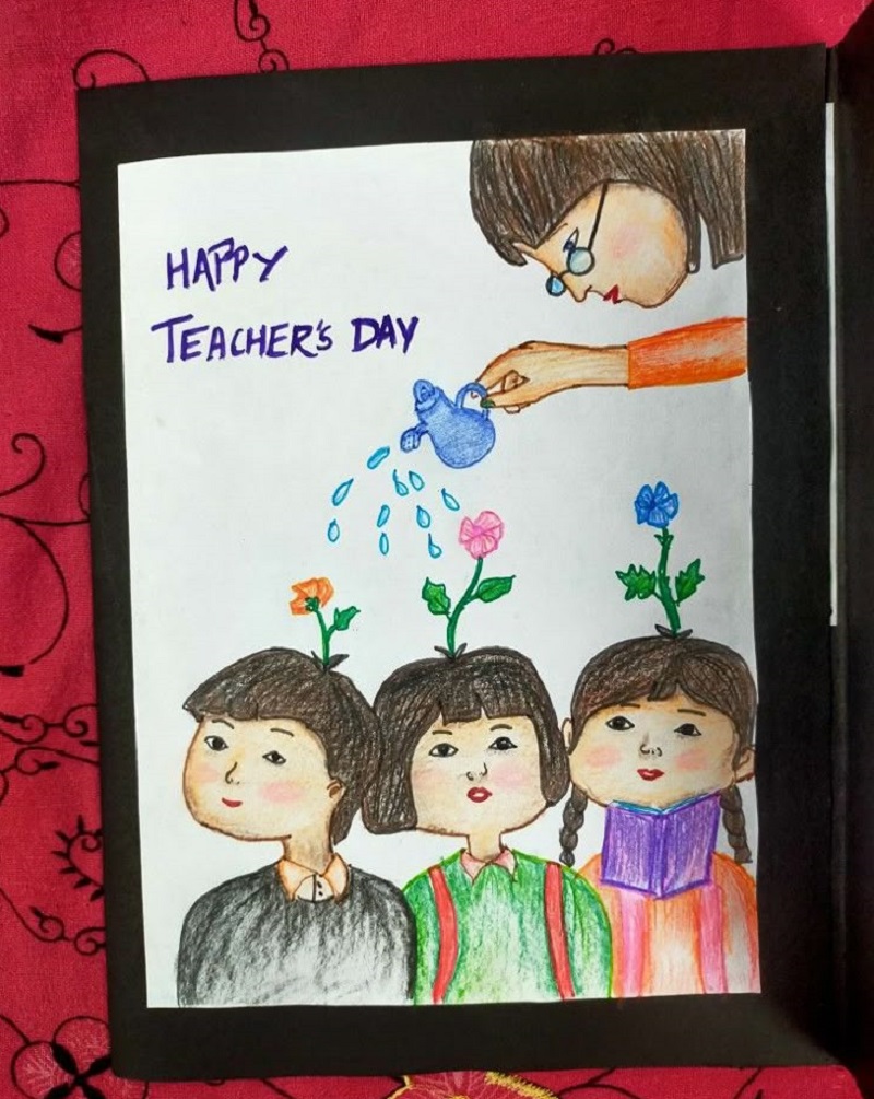 vẽ tranh 20 11 đơn giản đẹp 10