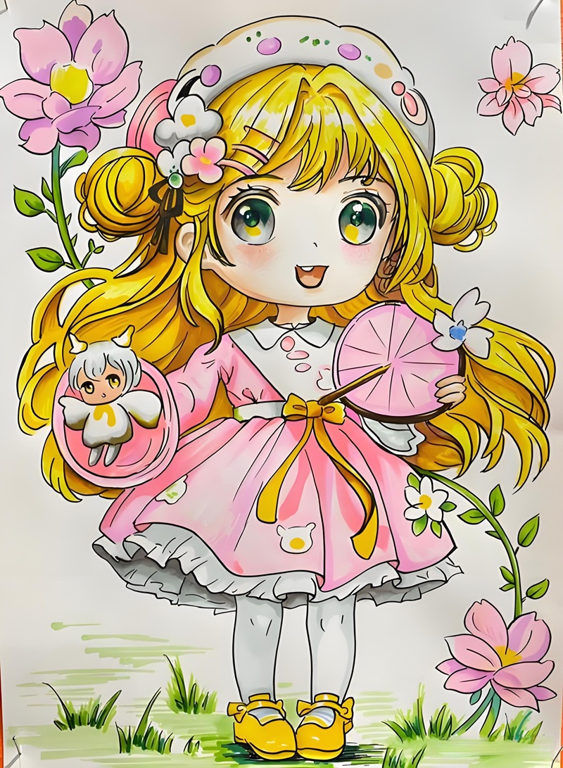 vẽ tranh anime chibi 13