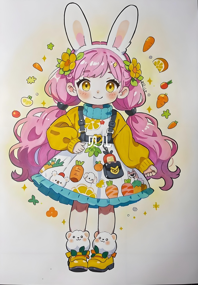 vẽ tranh anime chibi 17