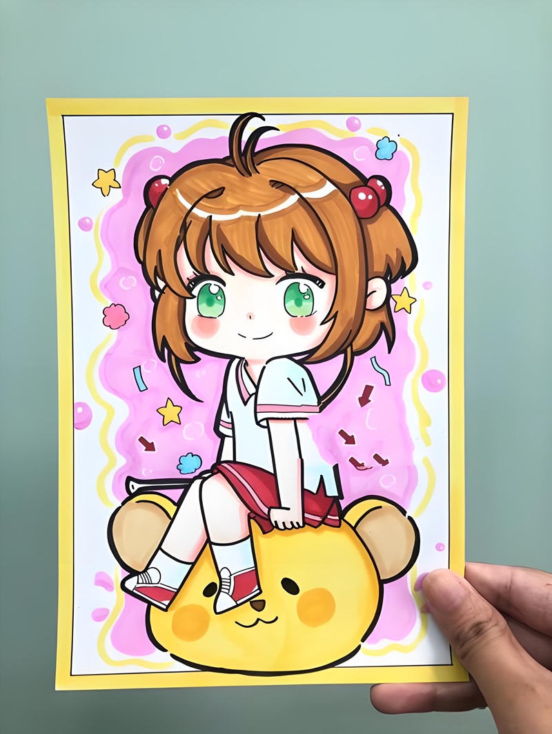vẽ tranh anime chibi 23