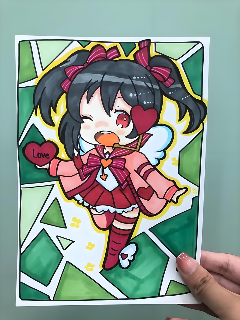 vẽ tranh anime chibi 24
