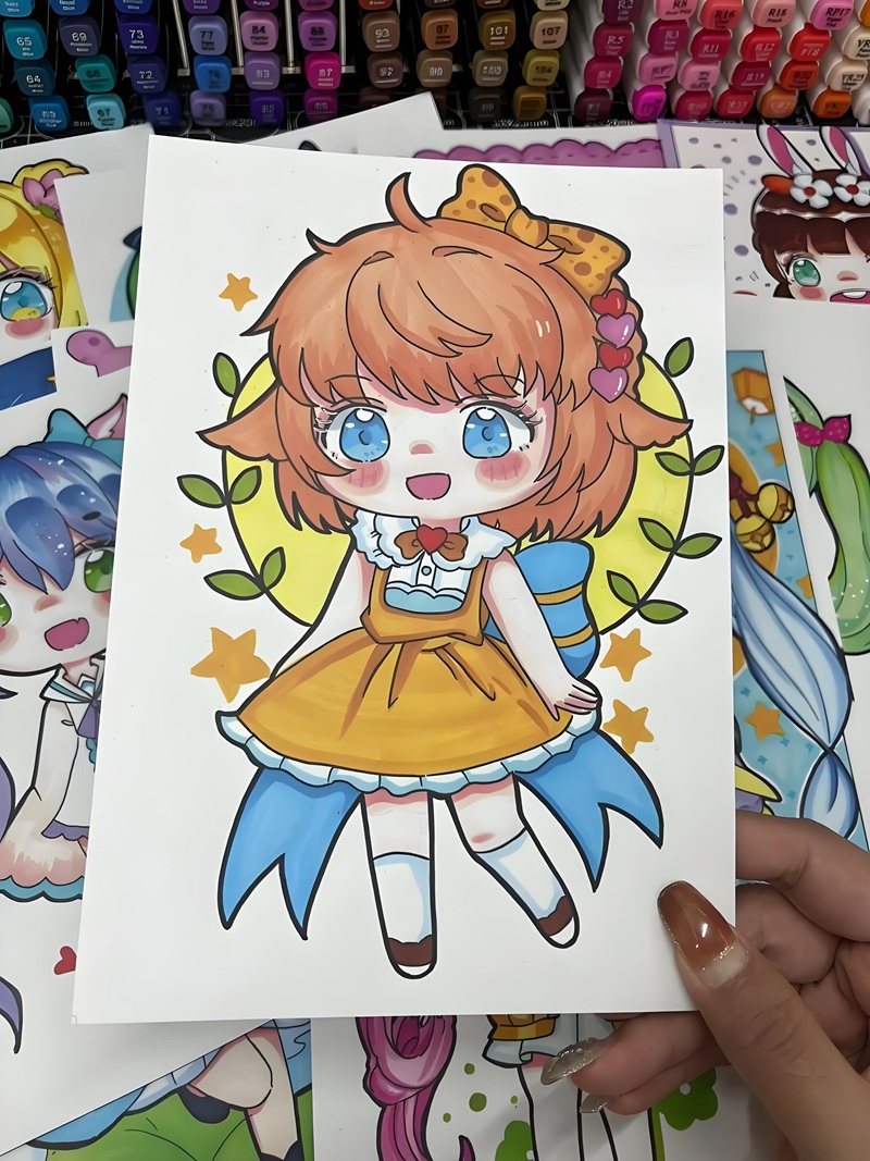 vẽ tranh anime26 chibi 
