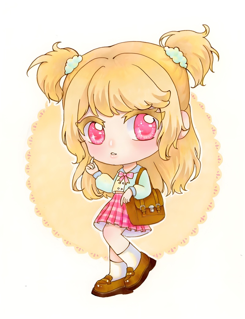 vẽ tranh anime chibi 33