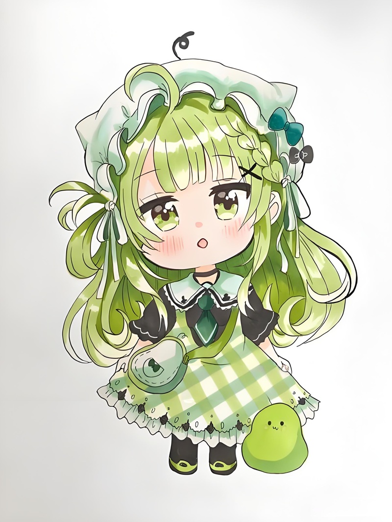 vẽ tranh anime chibi 9