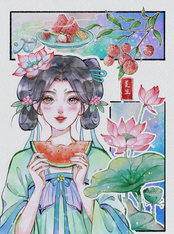 vẽ tranh anime cổ trang 20