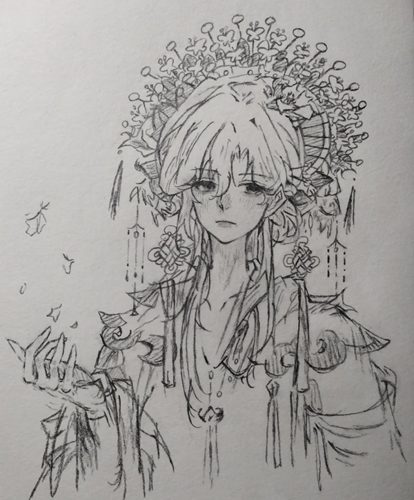 vẽ tranh anime cổ trang 21
