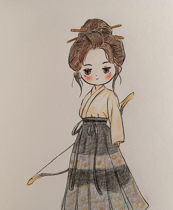 vẽ tranh anime cổ trang 25